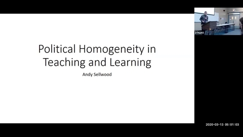 Thumbnail for Teaching Learning Symposium 2020: #05, Andy Sellwood
