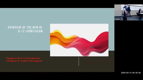 Thumbnail for Teaching Learning Symposium 2020: #09, K-12 Curriculum