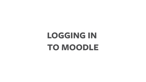 Thumbnail for Logging in to Moodle (ECU Users)