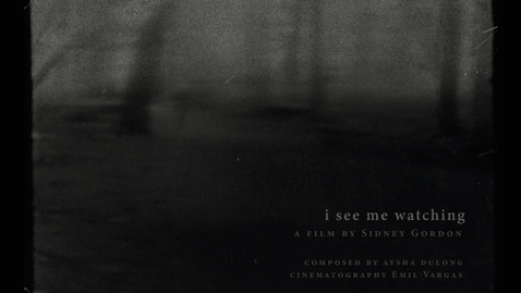 Thumbnail for I see me watching (Trailer) | Sidney Gordon