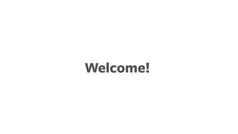 Thumbnail for Welcome Video Updated
