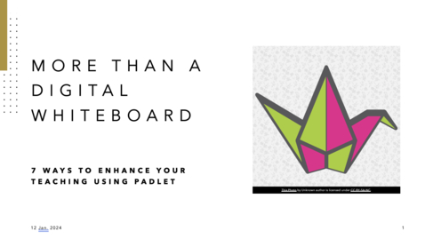 Thumbnail for More than a Digital Whiteboard: 7 ways to enhance your teaching using Padlet
