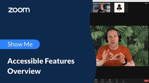 Thumbnail for Zoom Accessible Features Overview