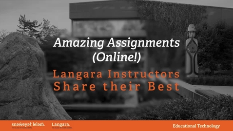 Thumbnail for Amazing Assignments
