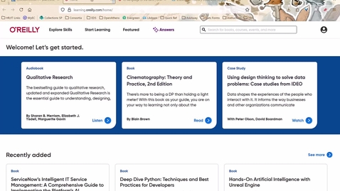 Thumbnail for How to link to O'Reilly textbooks and chapters