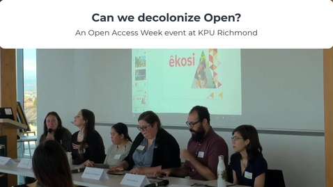 Thumbnail for Can We Decolonize Open? Panel Discussion