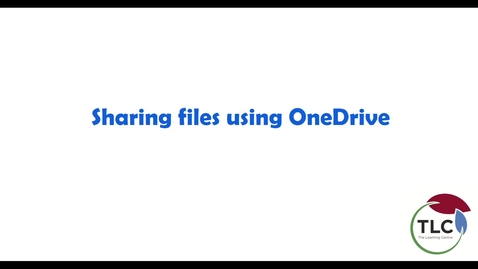 Thumbnail for How to share files using OneDrive