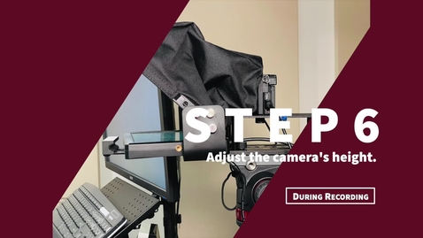 Thumbnail for Recording Studio - Adjust Camera Height