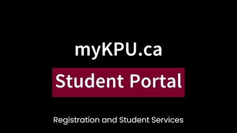 Thumbnail for myKPU - Registration and Student Services