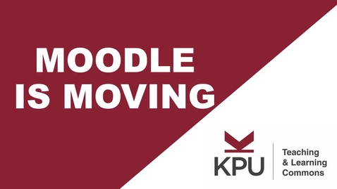 Thumbnail for Moodle is moving