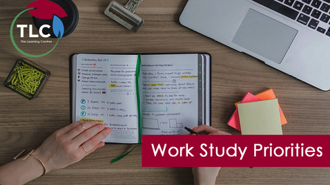 Thumbnail for Work Study and Priorities