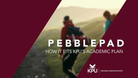 Thumbnail for PebblePad  &amp; Academic Plan 2023