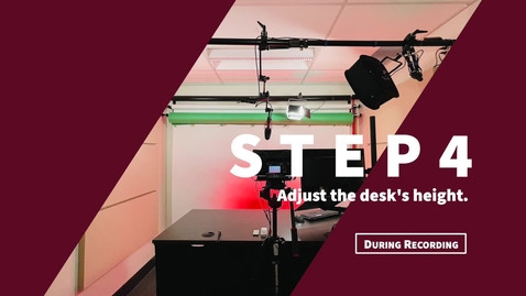 Thumbnail for Recording Studio - Adjust Desk Height