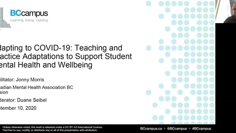 Thumbnail for Adapting to COVID-19: Teaching and Practice Adaptations to Support Student Mental Health and Well-Being