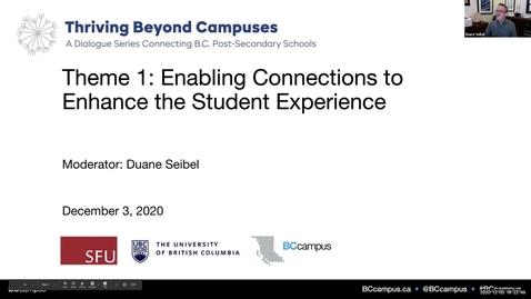 Thumbnail for Thriving Beyond Campuses Roundtable: Theme 1 (December 3, 2020)