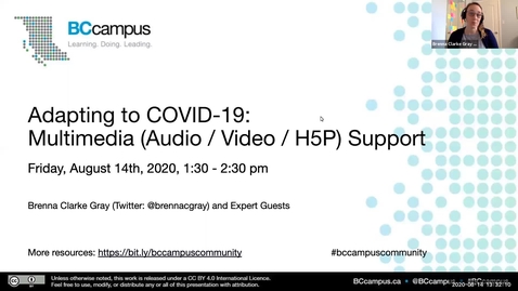 Thumbnail for Adapting to COVID-19: Multimedia (Audio/Video/H5P) Help