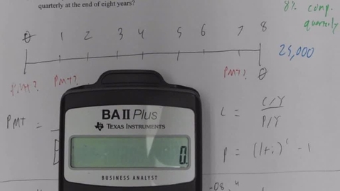 Thumbnail for MATH150 7 - 2 Annuities Due on Financial Calculator.avi