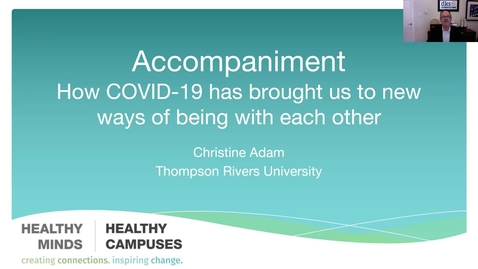Thumbnail for HM|HC Day 3: HM|HC Talks - Room 1 - Accompaniment by Christine Adams (February 24, 2021)