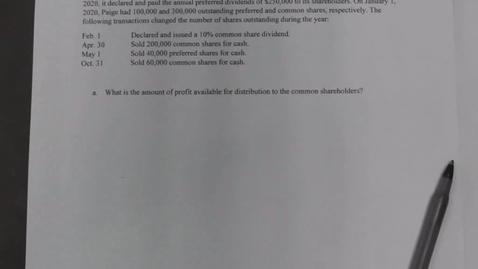 Thumbnail for ACCT2 5 - 3 Weighted Average and EPS
