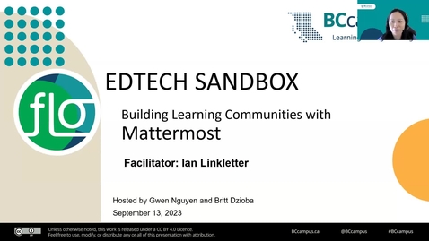Thumbnail for FLO EdTech Sandbox Series – Mattermost (Sep. 13, 2023)