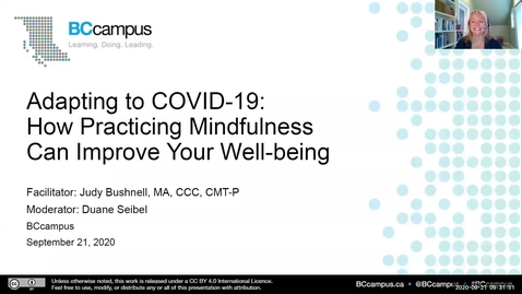 Thumbnail for Adapting to COVID-19: How Practicing Mindfulness Can Improve Your Overall Well-being 