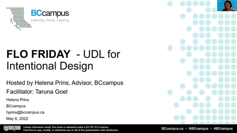 Thumbnail for FLO Friday: UDL for Intentional Design (May 6, 2022)