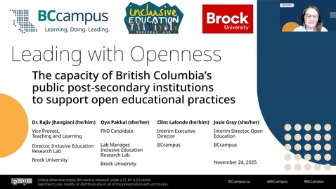 Thumbnail for Report on Institutional Capacity to Support Open Educational Practices in B.C. (Nov. 24, 2025)