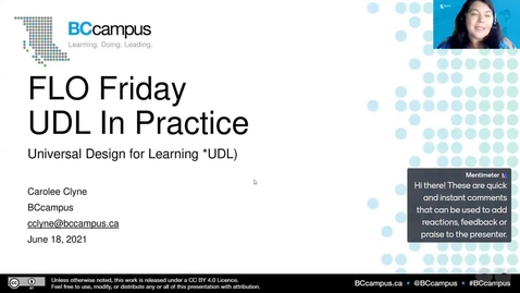 Thumbnail for FLO Friday: UDL in Practice with Dr. Carolee Clyne