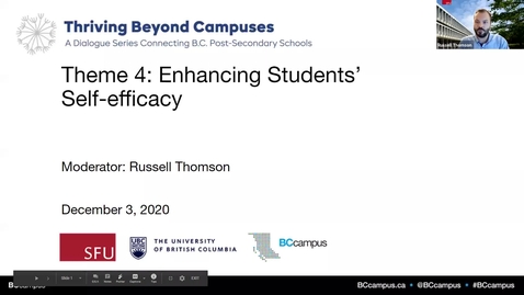 Thumbnail for Thriving Beyond Campuses Roundtable Theme 4 (December 3, 2020)
