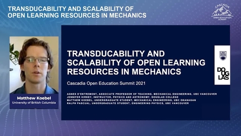 Thumbnail for 310 Transducability and Scalability of Open Learning Resources in Mechanics