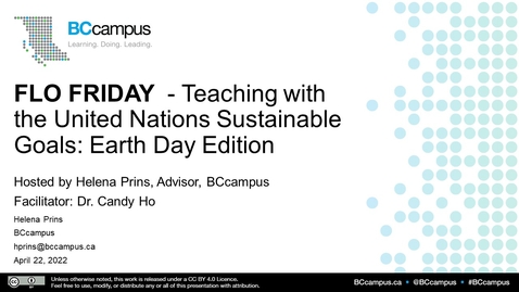 Thumbnail for FLO Friday: Teaching with the United Nations Sustainable Development Goals: Earth Day Edition