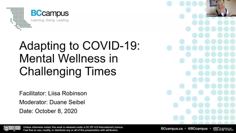 Thumbnail for Adapting to COVID-19: Mental Wellness in Challenging Times