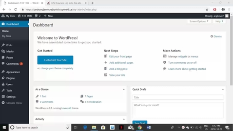 Thumbnail for Uploading artifacts to your eportfolio