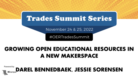 Thumbnail for 1.6 Growing Open Educational Resources in a New Makerspace