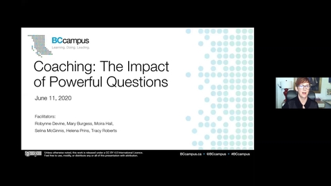 Thumbnail for Coaching: The Impact of Powerful Questions (June 11, 2020)