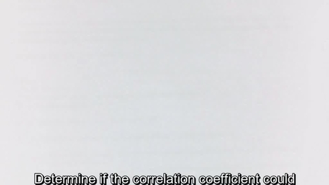Thumbnail for Question 9.1.5 Hypothesis Testing Strength of Correlation