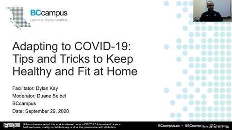 Thumbnail for Adapting to COVID-19: Tips and Tricks to Keep Healthy and Fit at Home