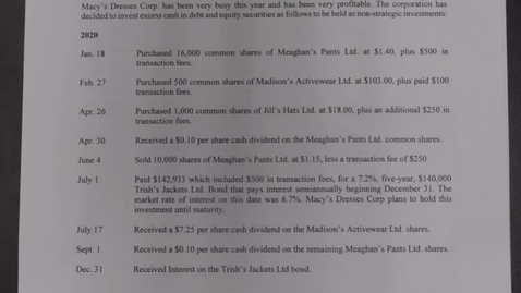 Thumbnail for ACCT2 7 - 1a Transactions Part 1