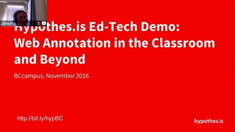Thumbnail for Hypothes.is EdTech Demo