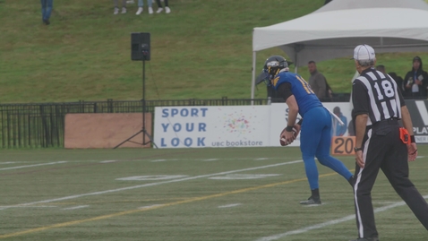 Thumbnail for Homecoming Gameplay 4: Football Player putting the ball
