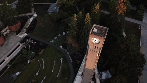 Thumbnail for Aerial - Ladner Clock Tower - Descend and Tilt Up