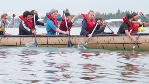 Thumbnail for Action Shot of Longboat Rowers 1