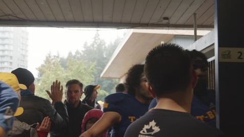 Thumbnail for Football Players greet Fans before entering locker room