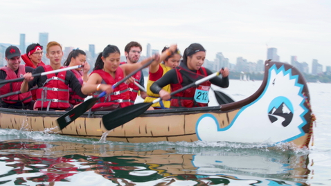 Thumbnail for Action Shot of Longboat Rowers 2