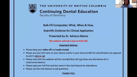 Thumbnail for Bulk-Fill Composites: What, When and How - Dr. Manso