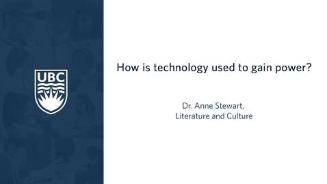 Thumbnail for UBC AE: Reading and Writing Module 1 - Dr. Anne Stewart