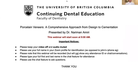 Thumbnail for Porcelain Veneers: A Comprehensive Approach from Design to Cementation - Dr. Amiri